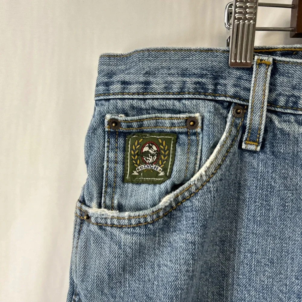 Cinch Jeans Mens 42x38 Blue Medium Wash Straight Leg Western MB90530002